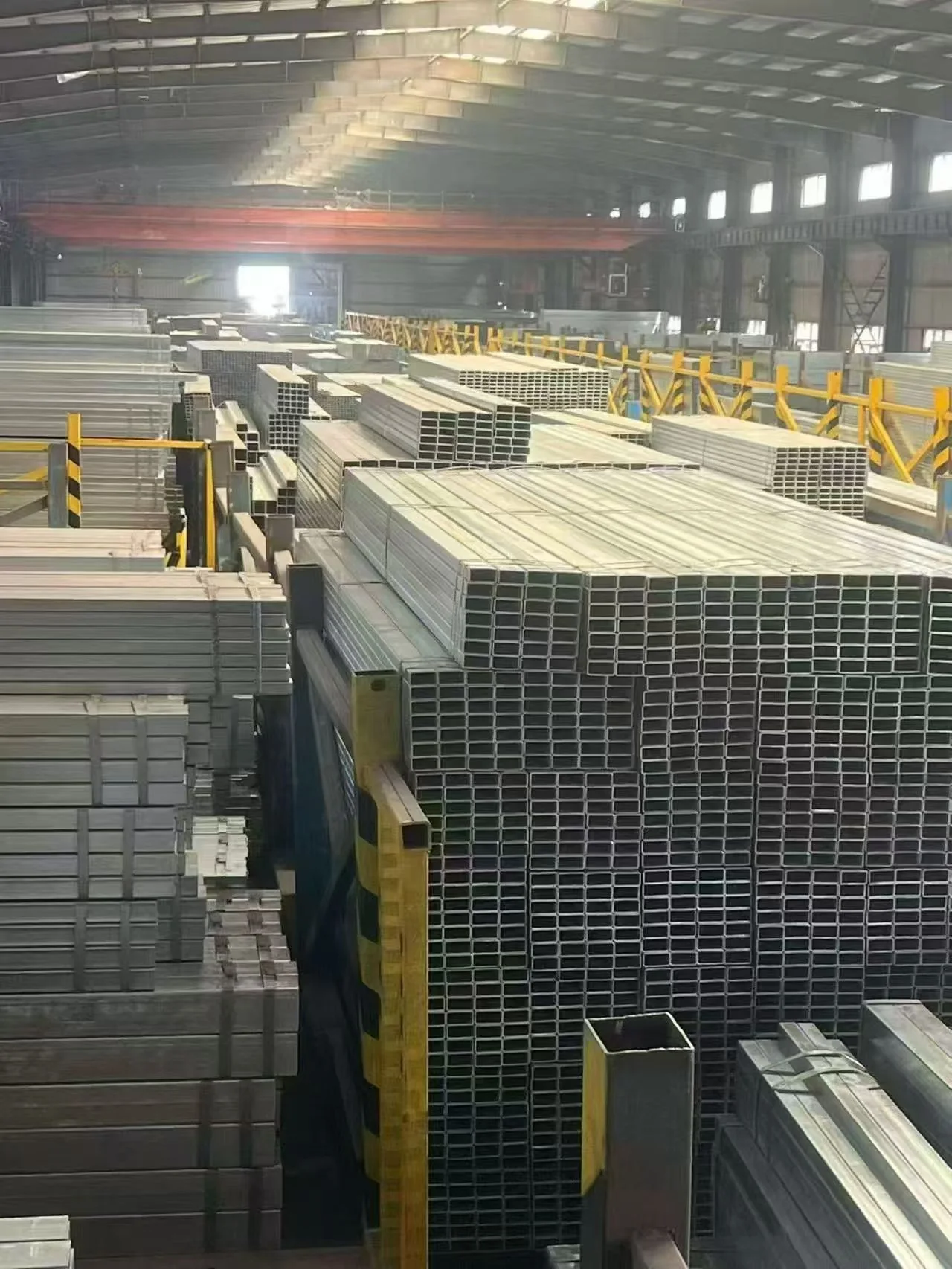 Steel warehouse supply network